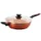 Gibson Home® Cuisine 3qt. Copper-Plated Stainless Steel Nonstick Ceramic Sauté Pan